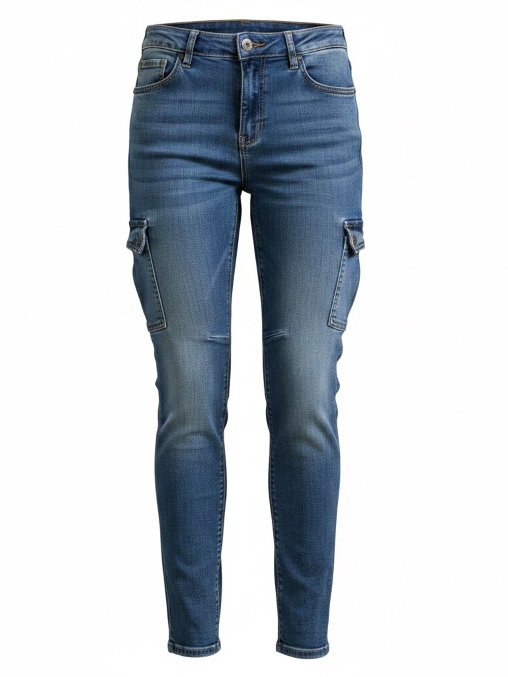 PILCRO Jeans Ankle Length Denim with Ankle Zippers - Size 28 - Denim Blue